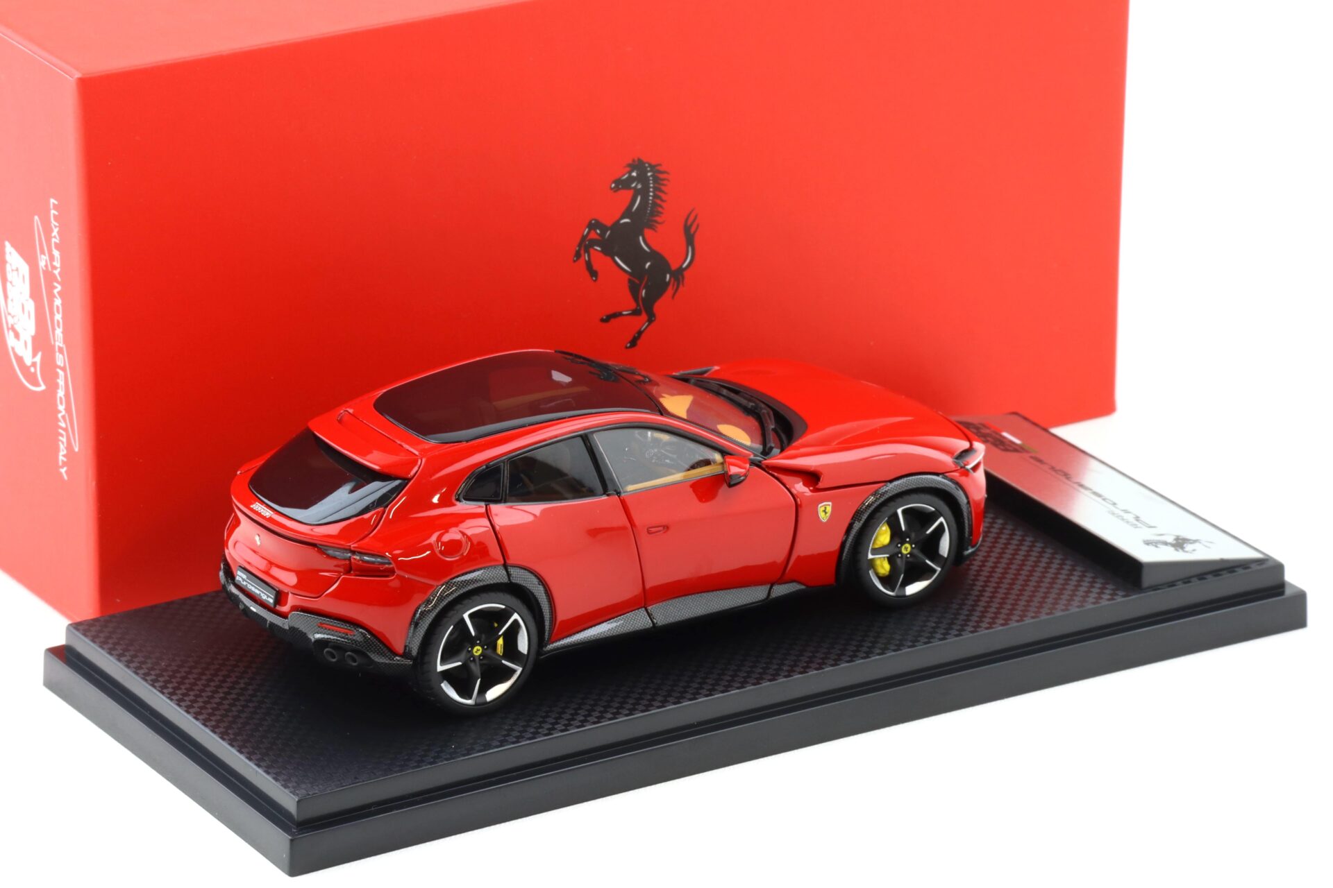 1:43 BBR Ferrari Purosangue Panoramic roof Rosso Corsa red DIECAST