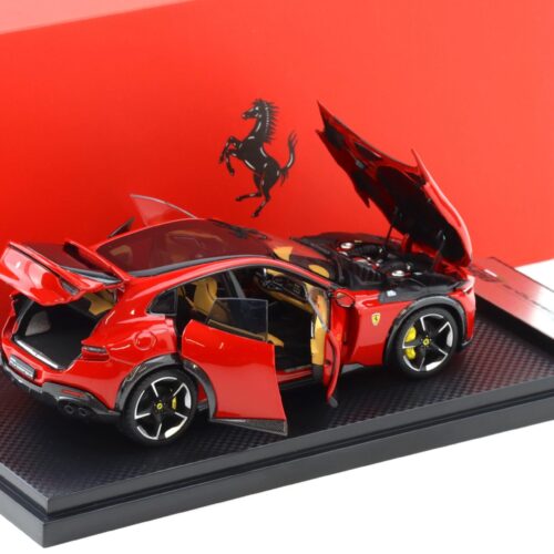 1:43 BBR Ferrari Purosangue Panoramic roof Rosso Corsa red DIECAST
