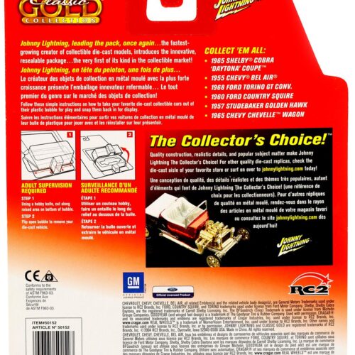 1:64 Johnny Lightning 1968 Ford Torino GT Convertible red/ white Classic Gold Collection