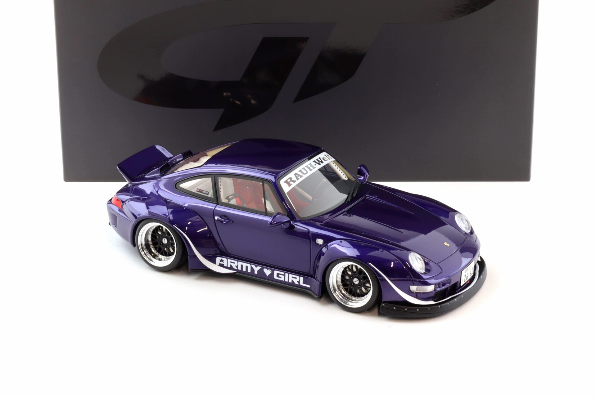 1:18 GT Spirit GT562 Porsche 911 993 RWB Army Girl RAUH-Welt purple 2015