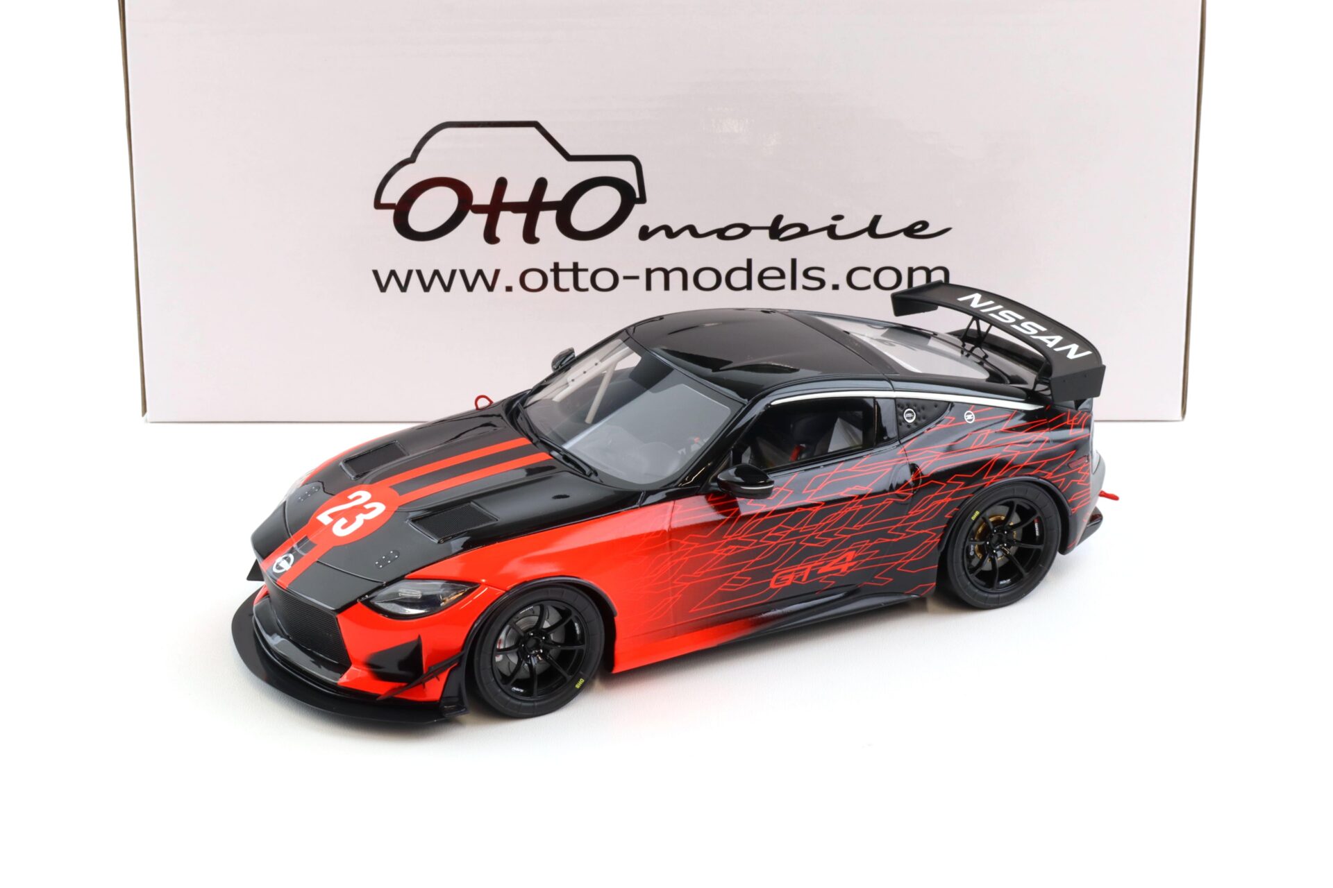 1:18 OTTO mobile OT1229 Nissan Z GT4 Coupe SEMA Show red/black 2022