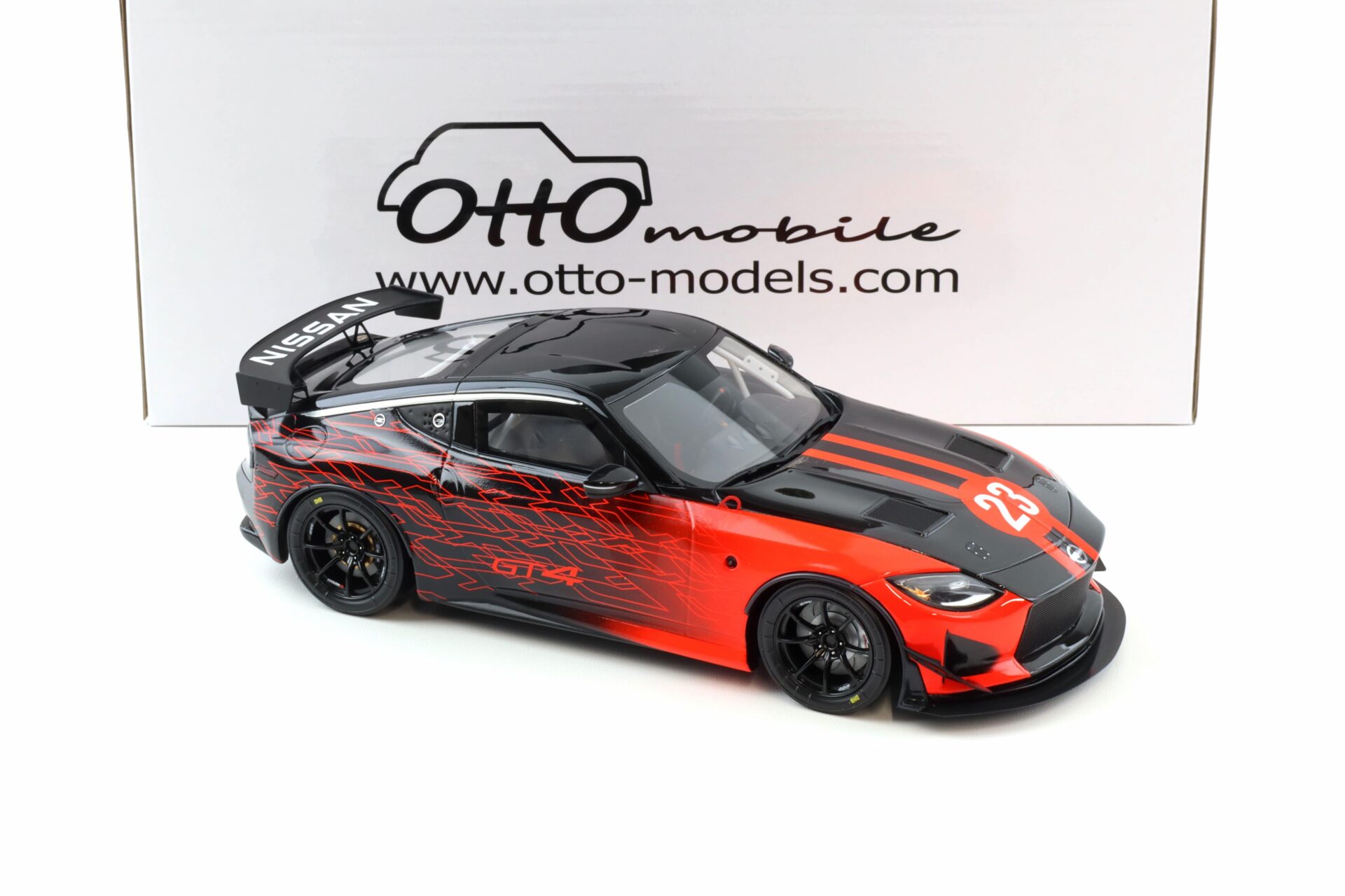 1:18 OTTO mobile OT1229 Nissan Z GT4 Coupe SEMA Show red/black 2022