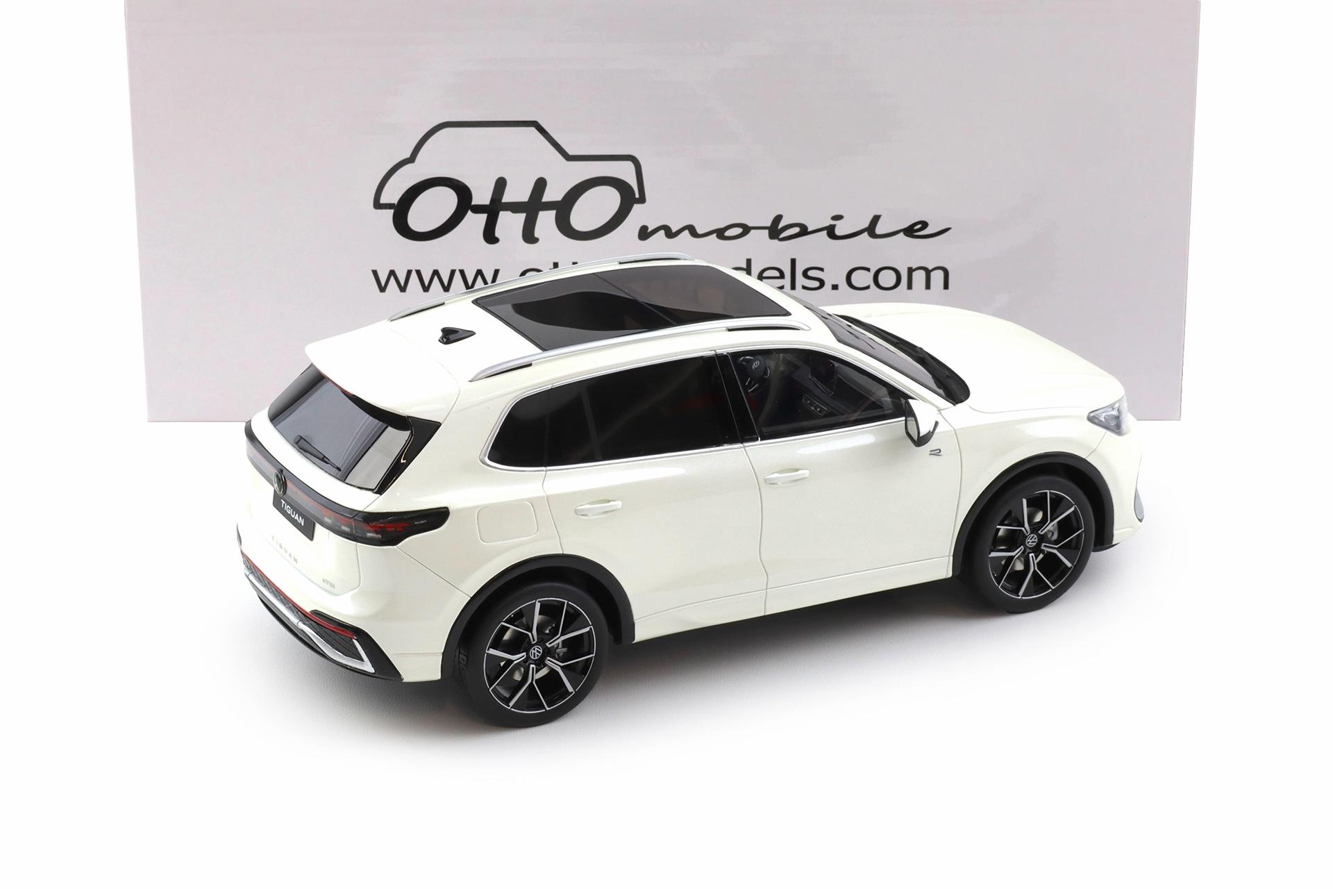 1:18 OTTO mobile OT1219 VW Tiguan E TSI R-Line 2024 pearl white