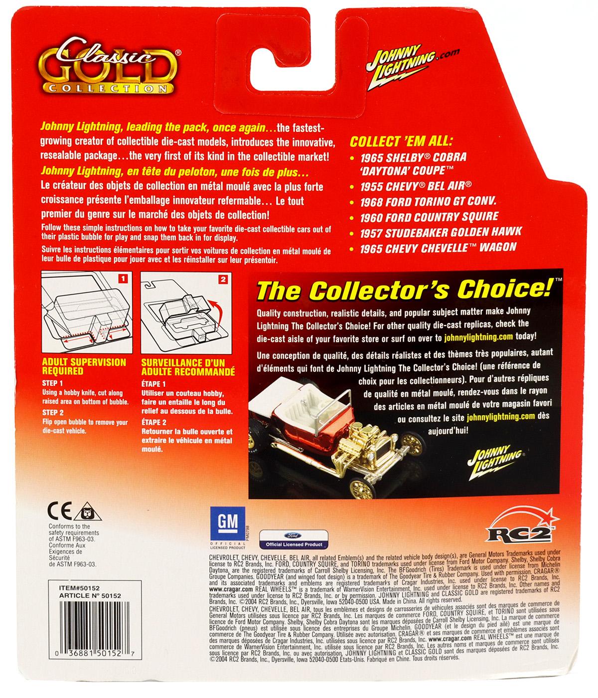 1:64 Johnny Lightning 1960 Ford Country Squire green/ brown Classic Gold Collection