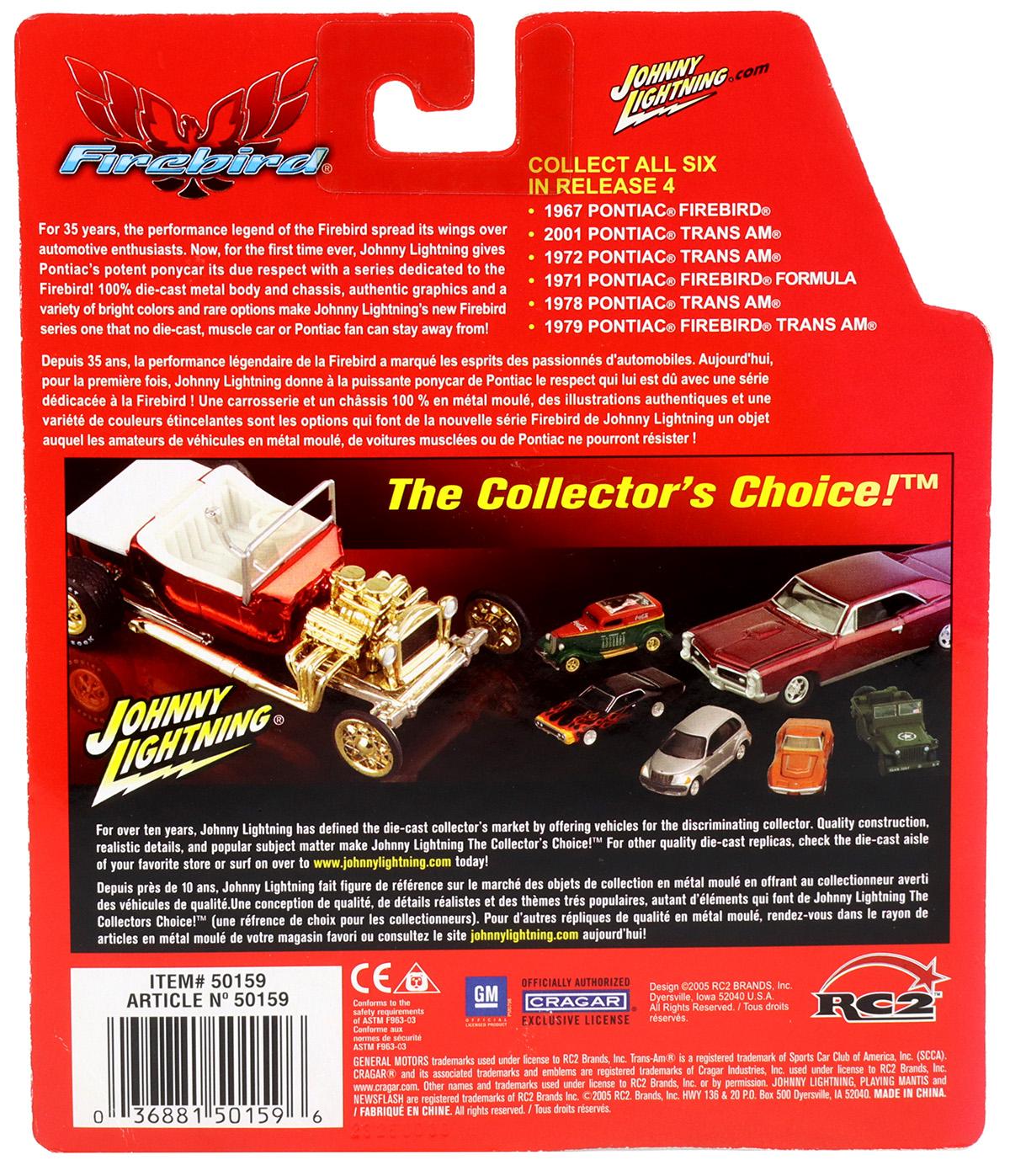 1:64 Johnny Lightning 1979 Pontiac Firebird Trans Am black