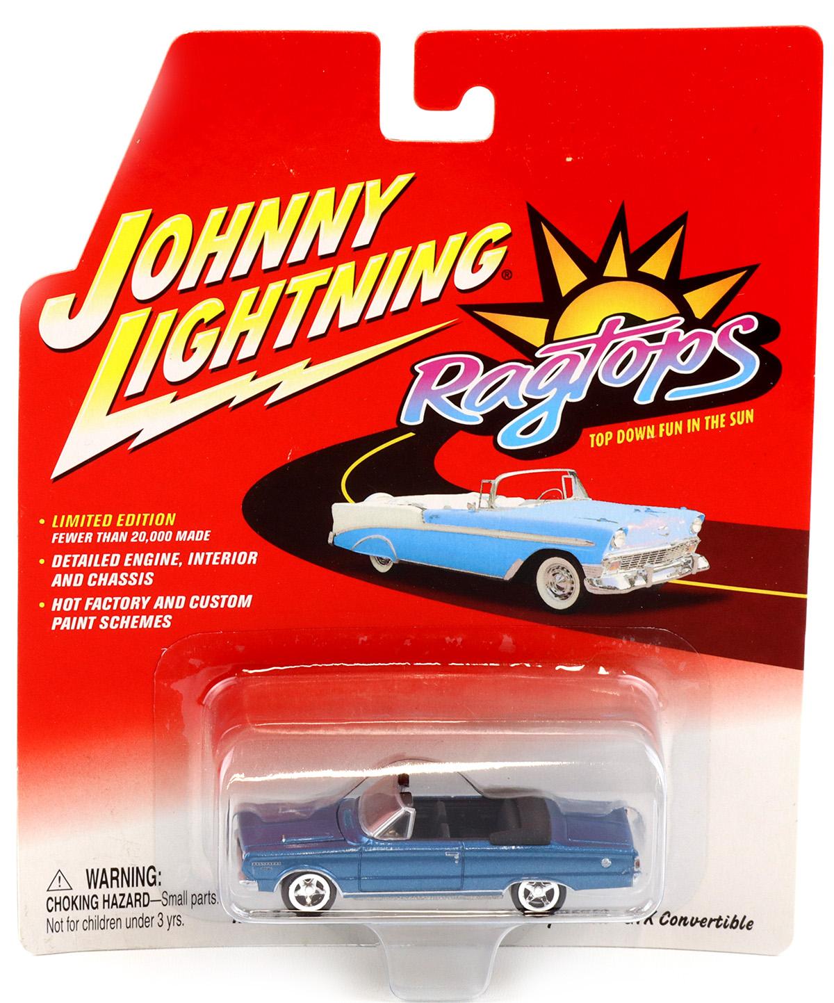 1:64 Johnny Lightning 1967 Plymouth GTX Convertible blue metallic Ragtops