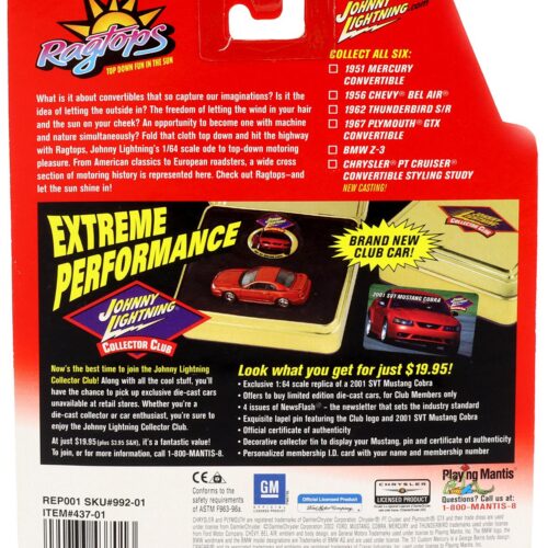 1:64 Johnny Lightning 1967 Plymouth GTX Convertible blue metallic Ragtops