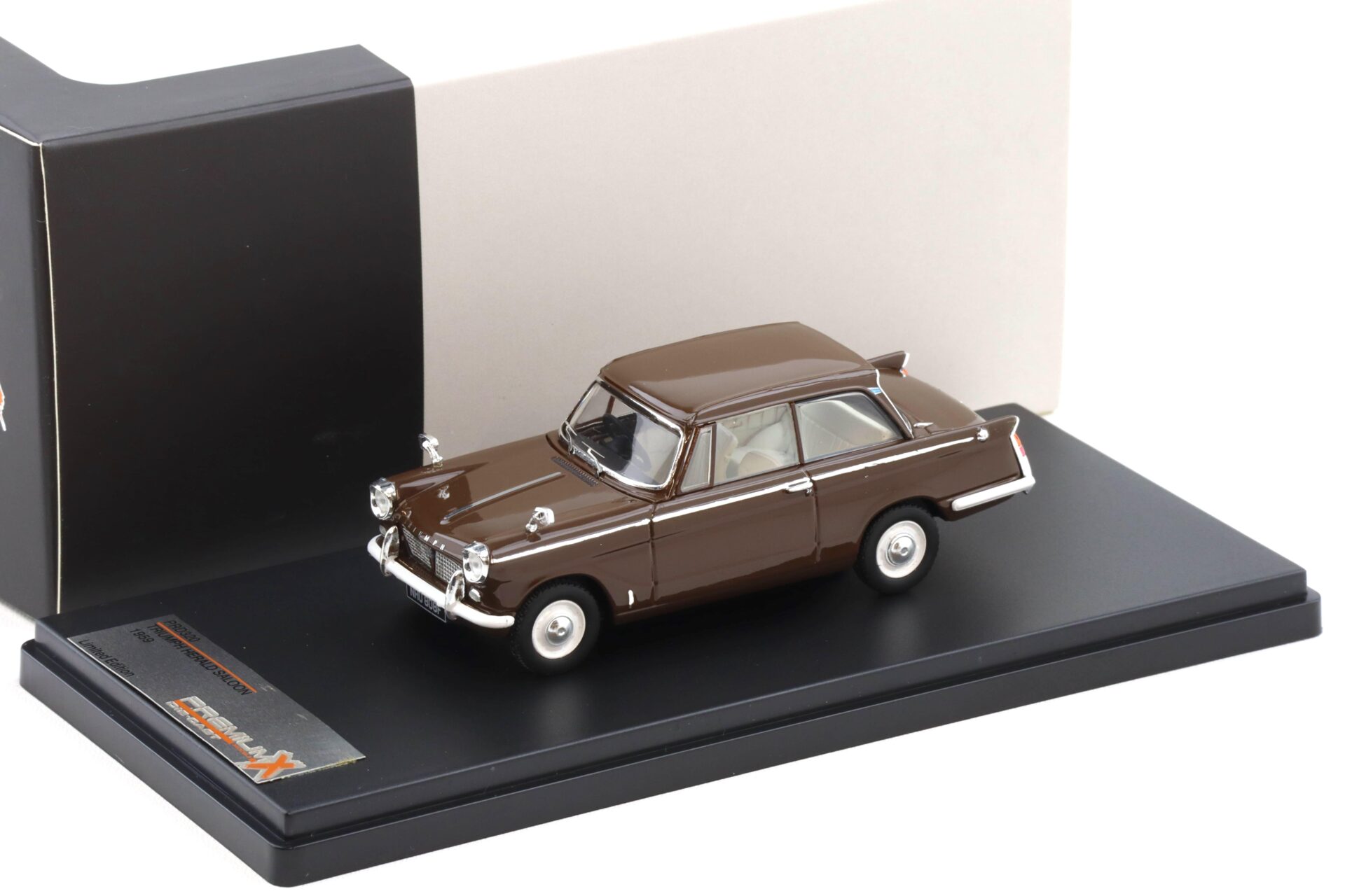 1:43 PremiumX Triumph Herald Saloon 1959 brown