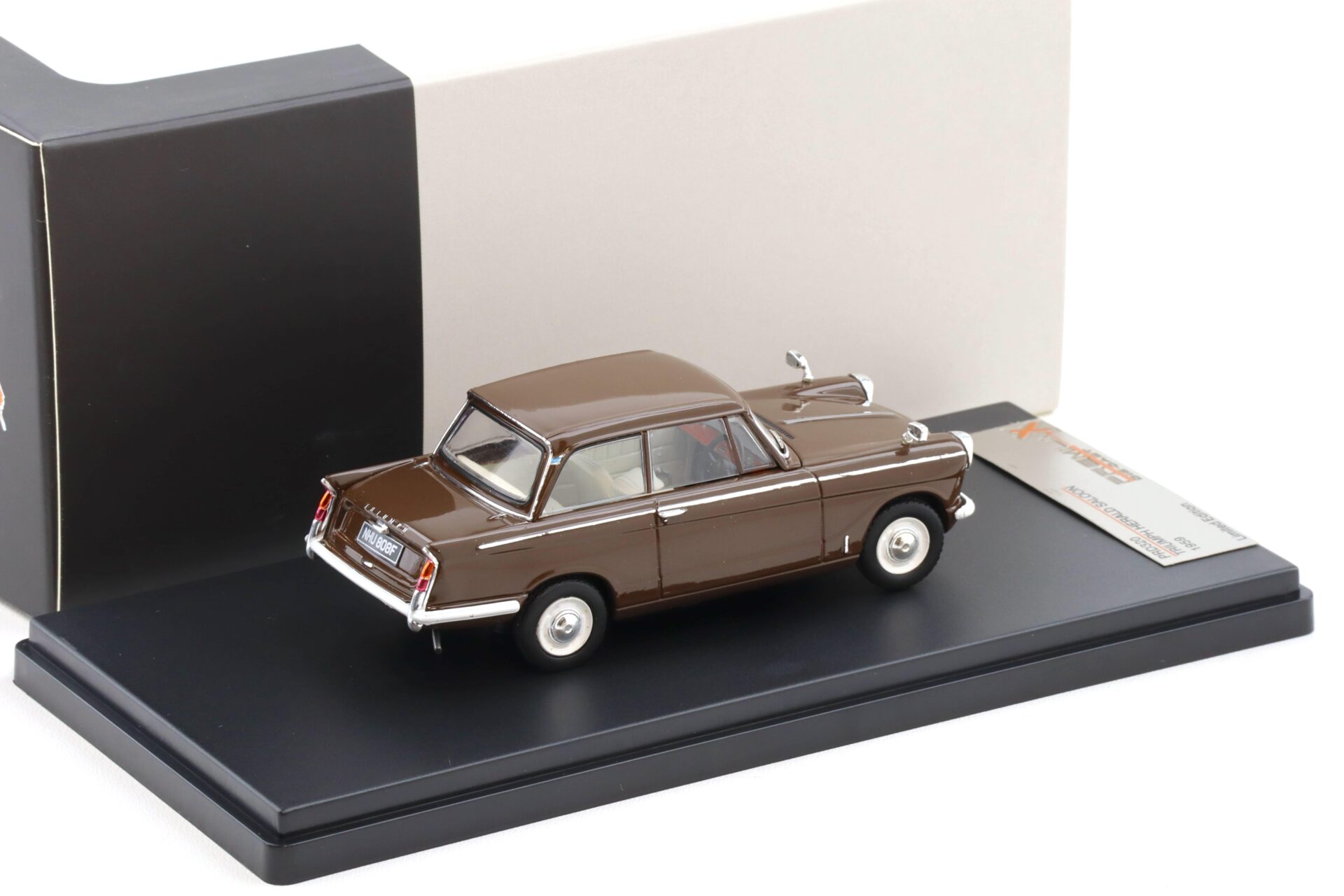 1:43 PremiumX Triumph Herald Saloon 1959 brown