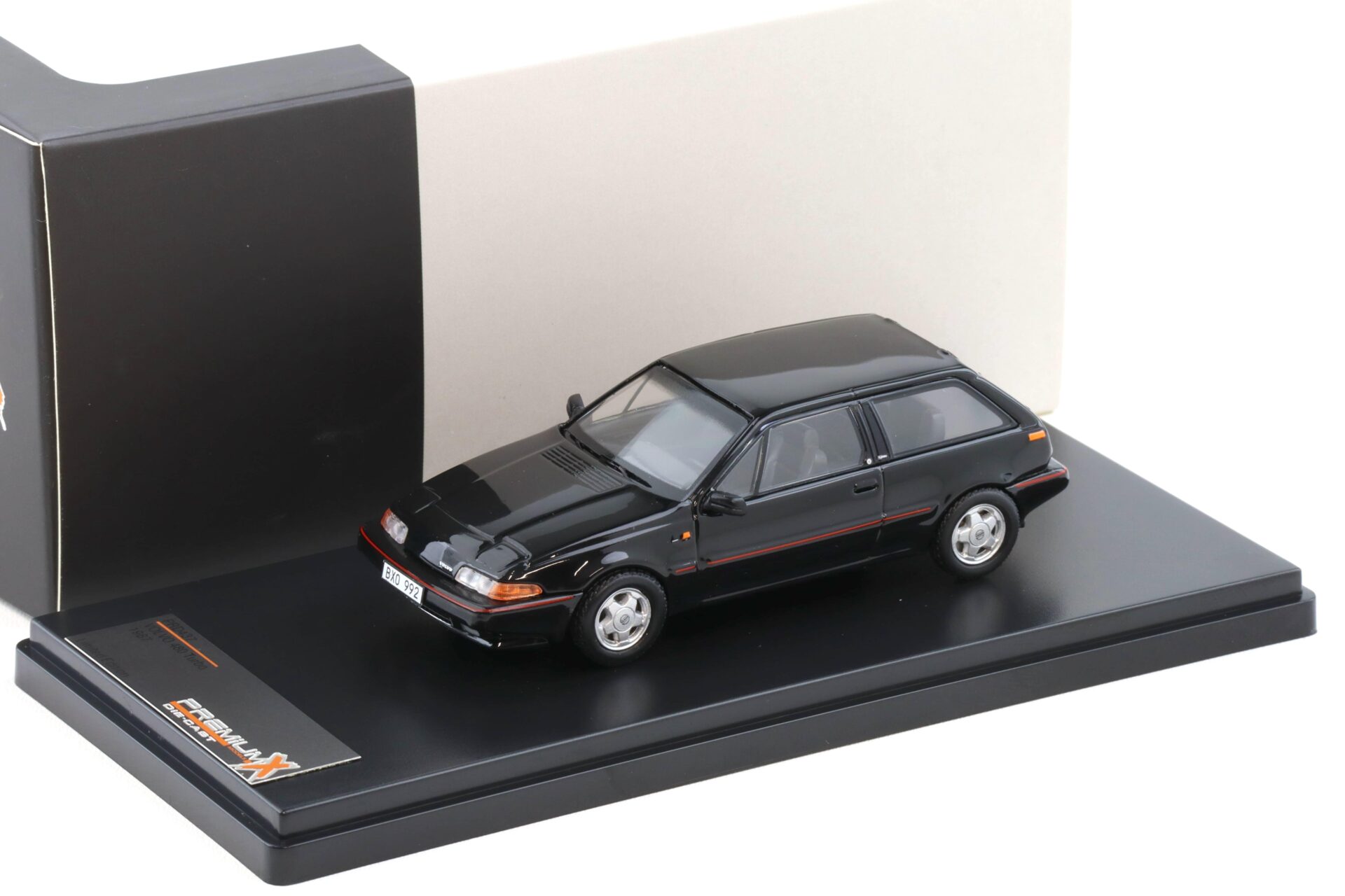 1:43 PremiumX Volvo 480 Turbo 1987 black