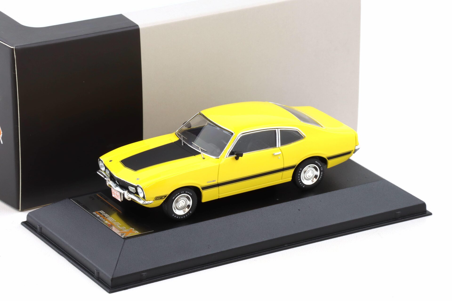 1:43 PremiumX Ford Maverick GT Coupe 1974 yellow
