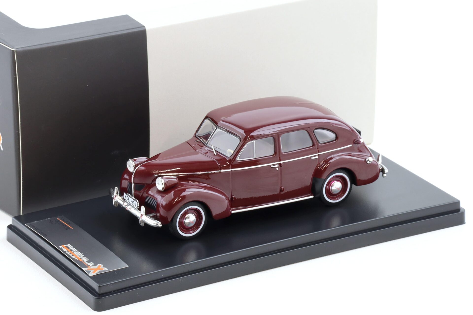 1:43 PremiumX Volvo PV60 Maroon red 1947
