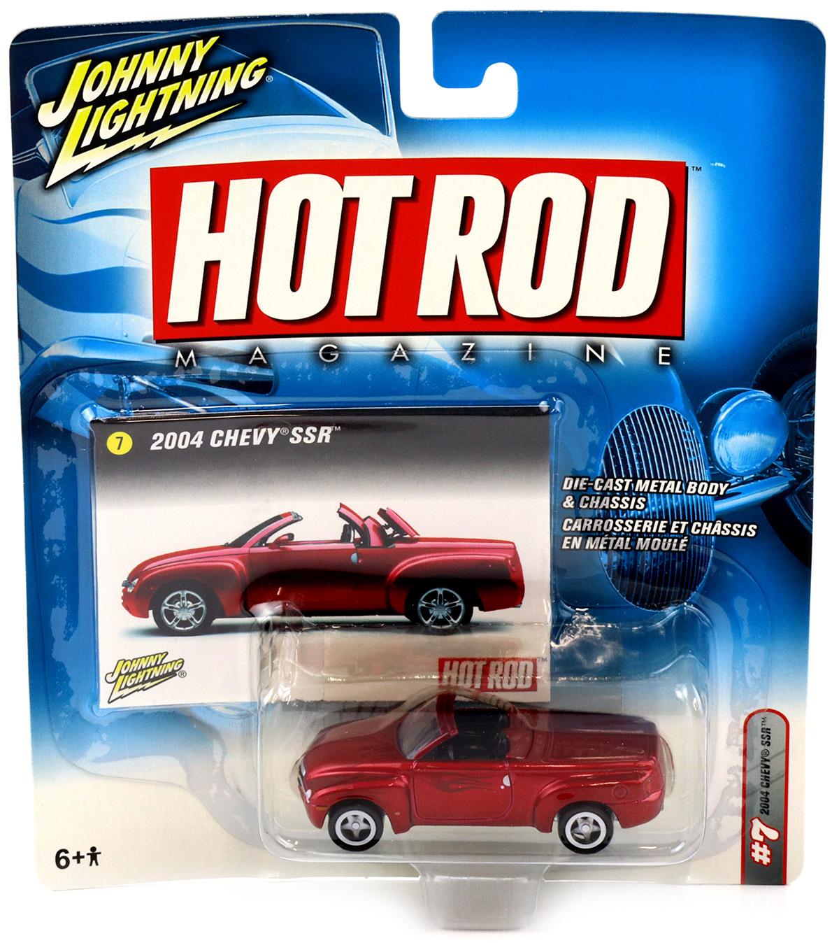 1:64 Johnny Lightning 2004 Chevy SSR Red Hot Rod