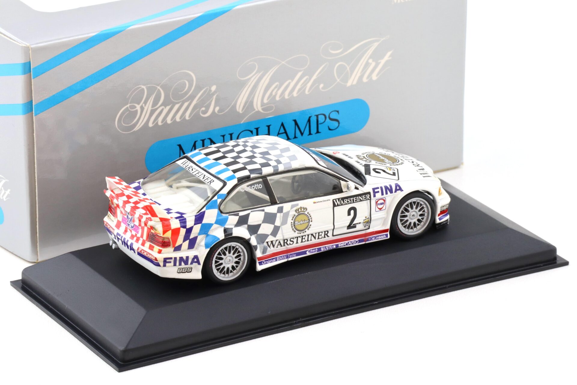 1:43 Minichamps BMW M3 GTR E36 ADAC GT CUP 1993 #2 J.Cecotto