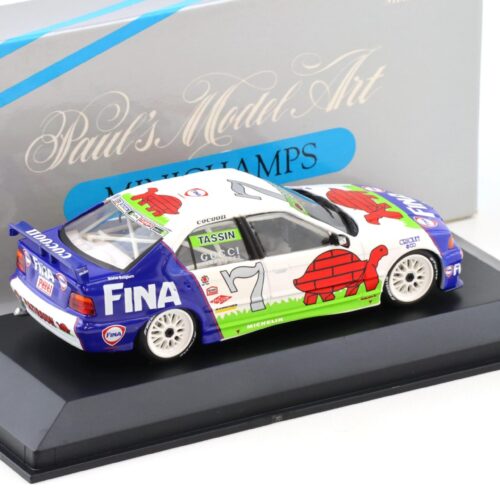 1:43 Minichamps BMW 318i E36 Belgian Champion 1995 T.Tassin #7 FINA