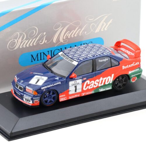 1:43 Minichamps BMW 318is E36 Class 2 Italy #1 Castrol R.Ravaglia