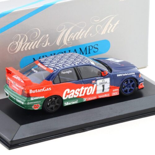 1:43 Minichamps BMW 318is E36 Class 2 Italy #1 Castrol R.Ravaglia