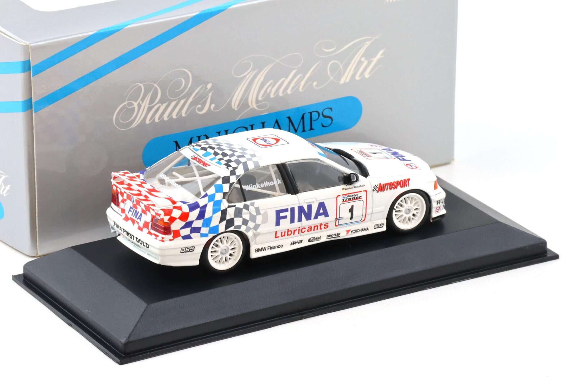 1:43 Minichamps BMW 318is E36 BTCC 1994 J.Winkelhock #1 FINA