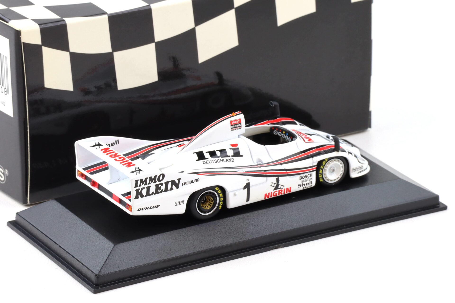 1:43 Minichamps Porsche 908/80 Nürburgring 1000km Class Winners 1981 Mass/ Joest #1