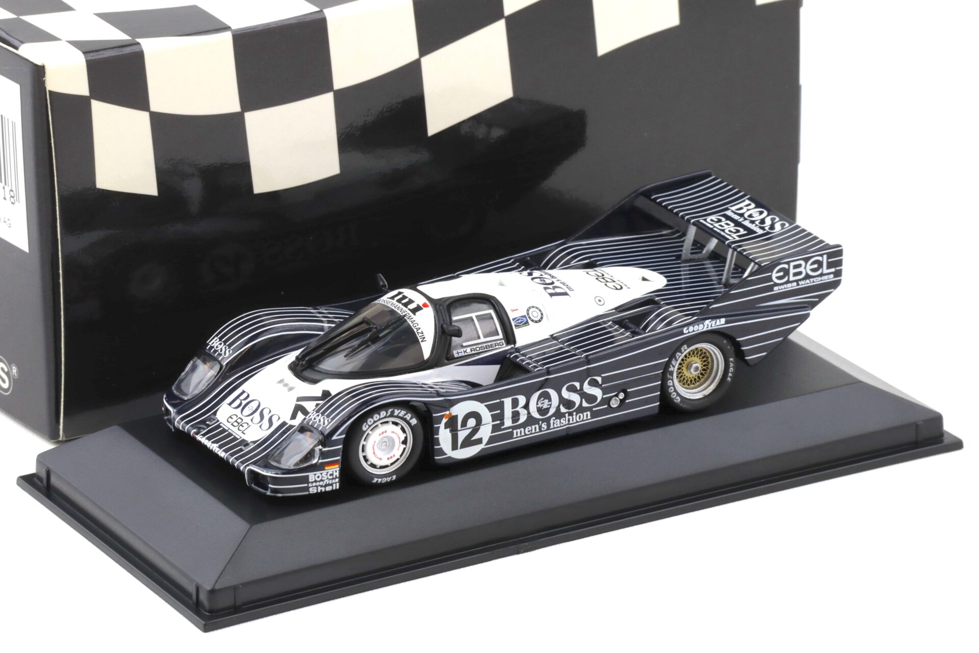 1:43 Minichamps Porsche 956 K 1983 K.Rosberg #12 BOSS