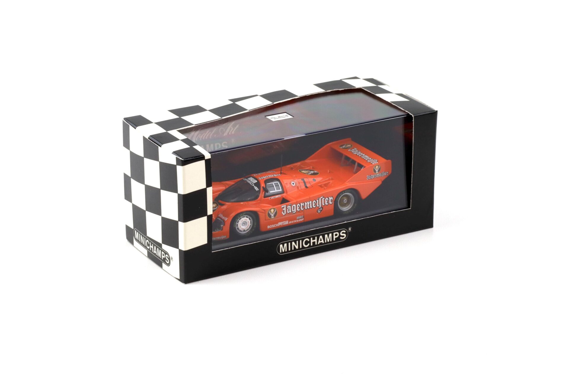 1:43 Minichamps Porsche 956 K DRM Norisring 1984 Jägermeister #1 S.Bellof