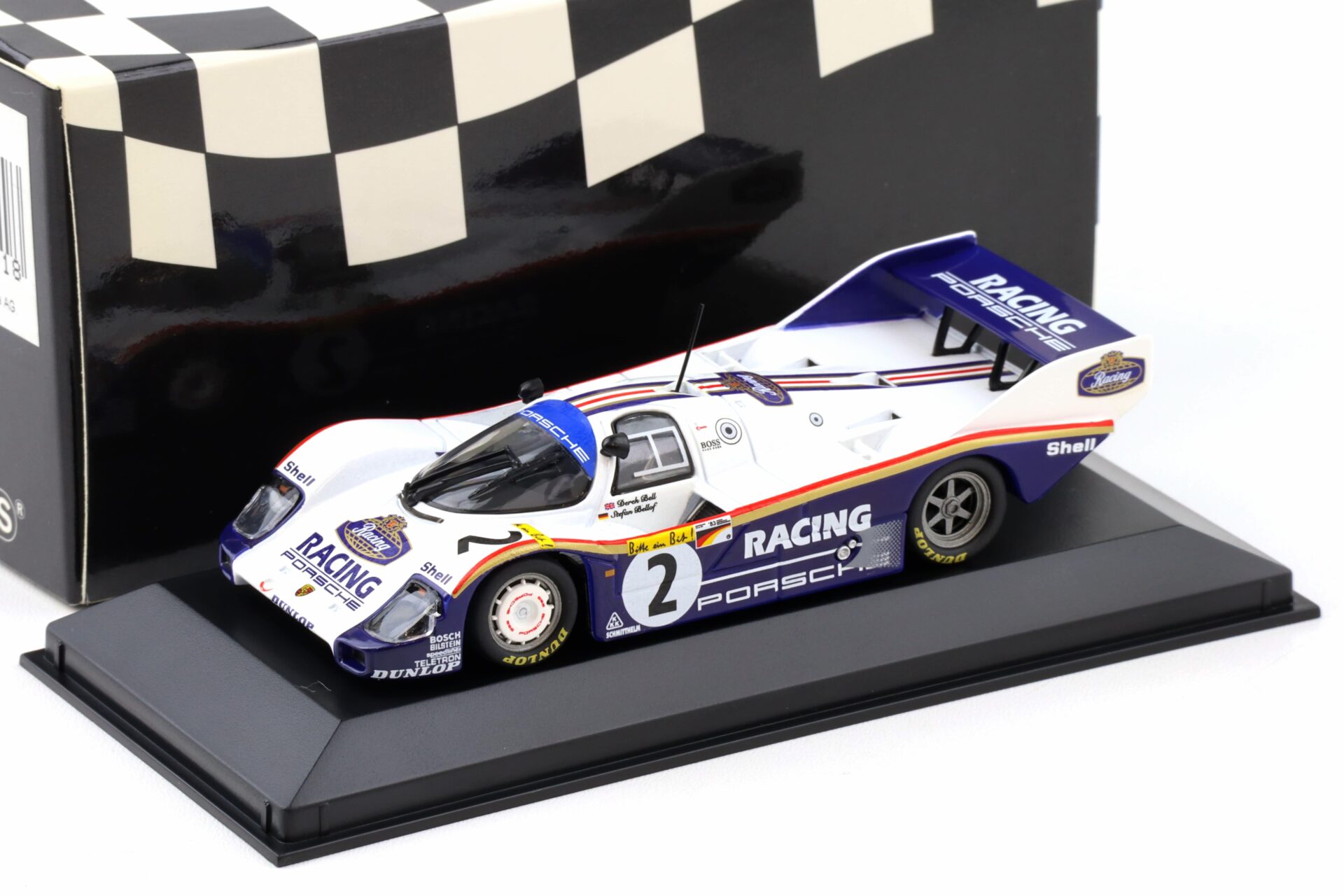 1:43 Minichamps Porsche 956 K 1st 1000km Nürburgring 1983 Bell/ Bellof #2