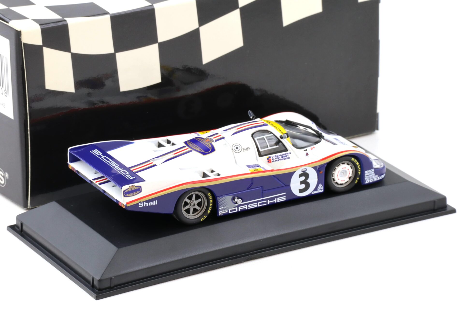 1:43 Minichamps Porsche 956 L 1st Le Mans 1983 Schuppan/Holbert/Haywood #3