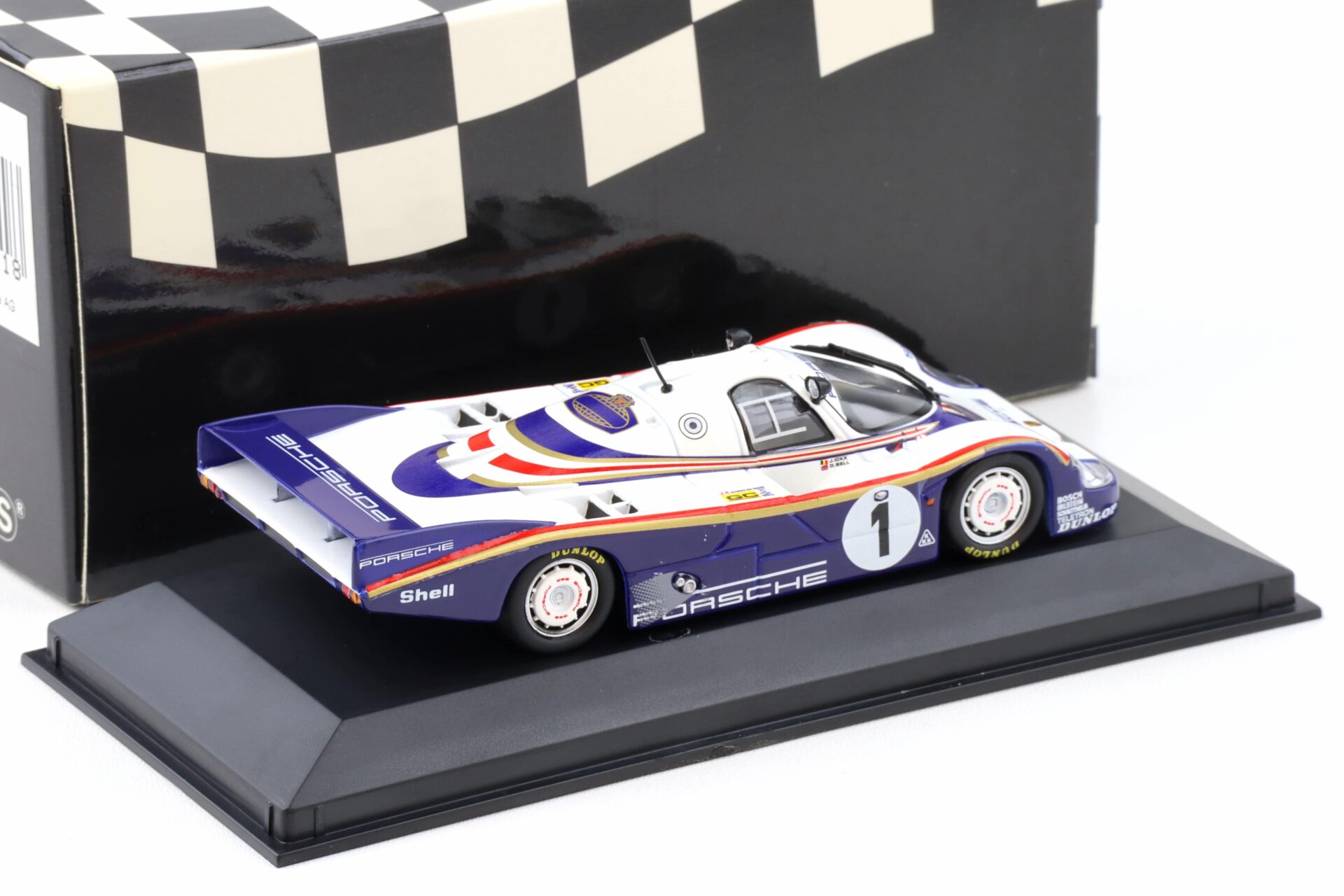 1:43 Minichamps Porsche 956 L 1st Le Mans 1982 Ickx/ Bell #1