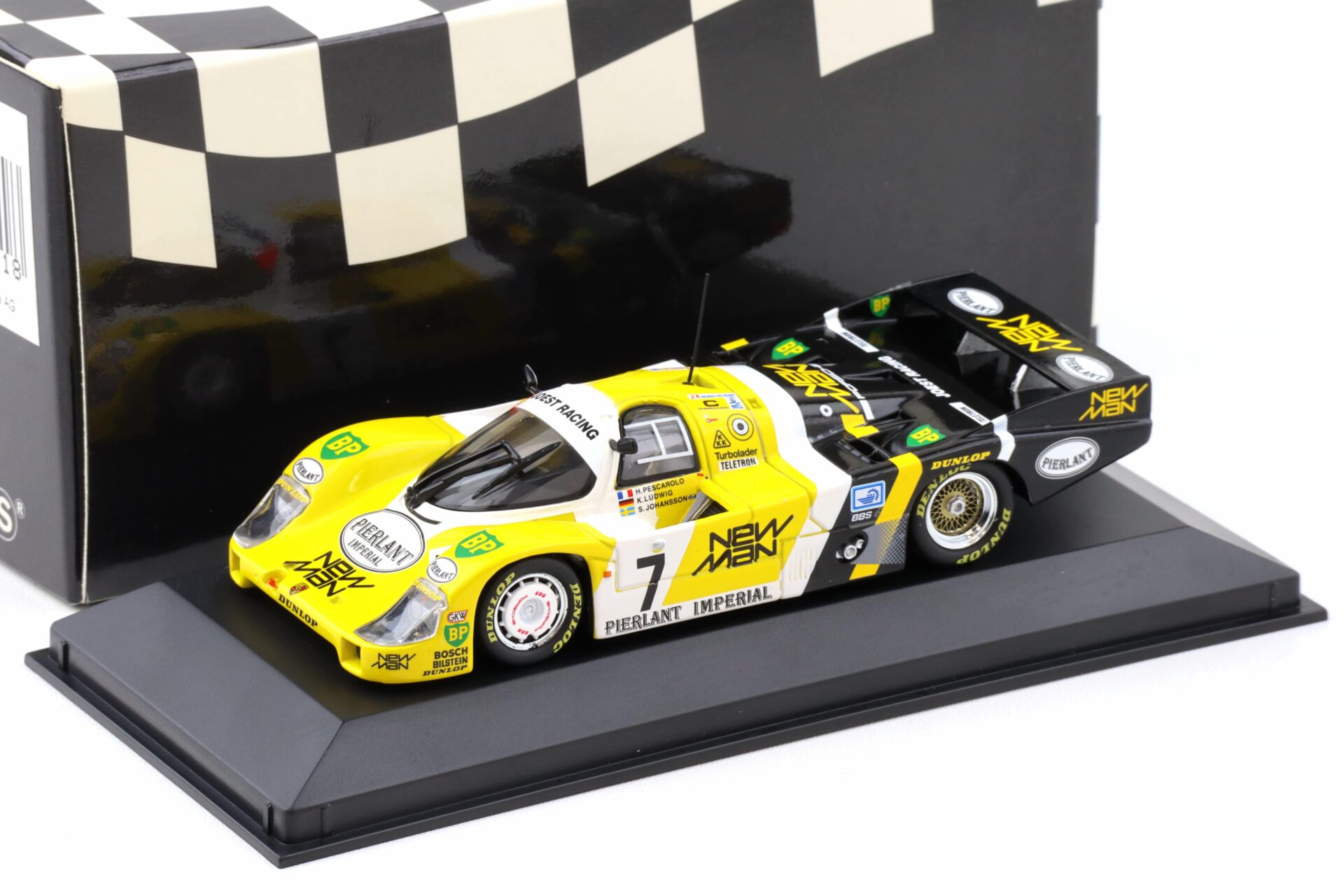 1:43 Minichamps Porsche 956 L 1st Le Mans 1984 Ludwig/ Pescarolo #7