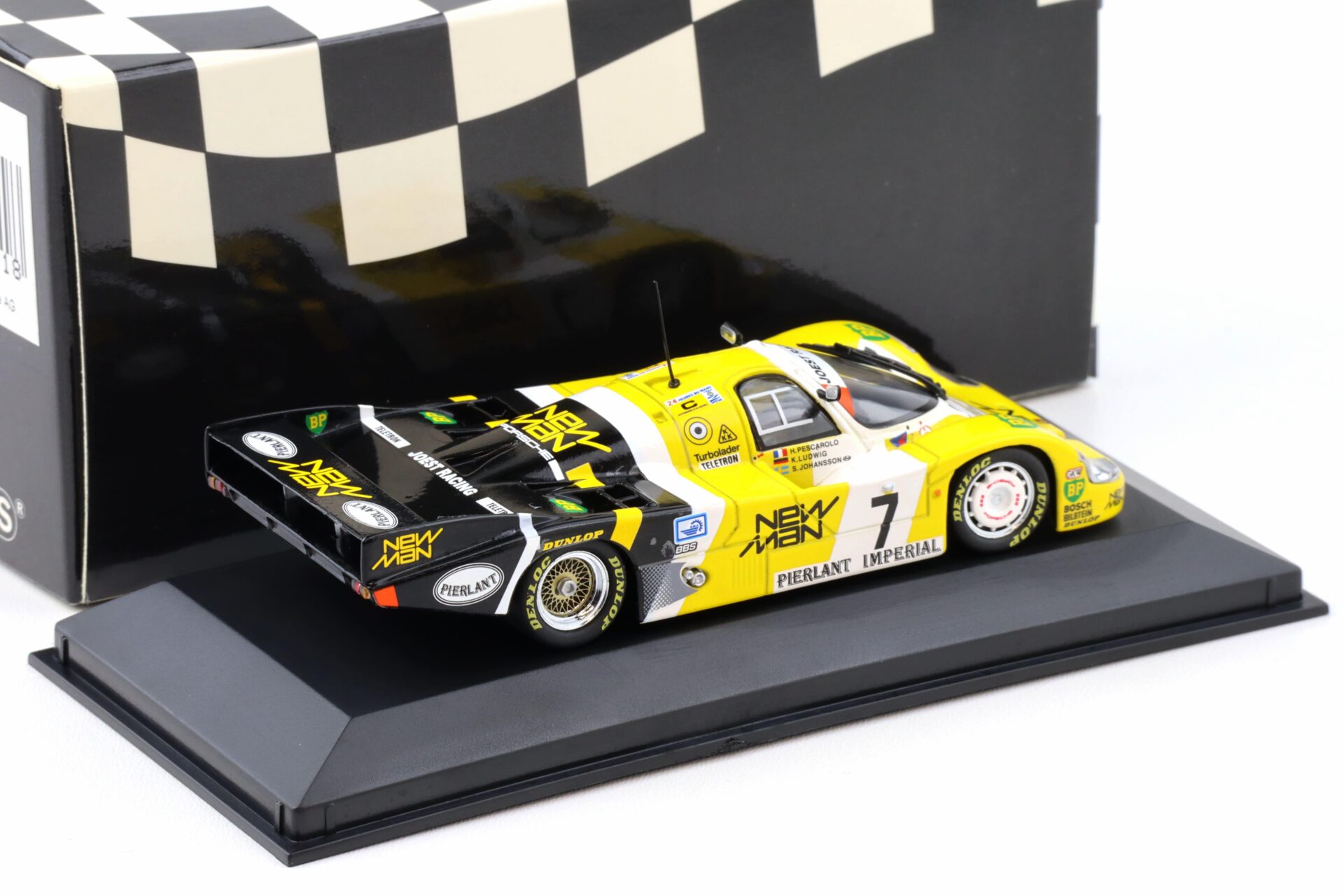 1:43 Minichamps Porsche 956 L 1st Le Mans 1984 Ludwig/ Pescarolo #7