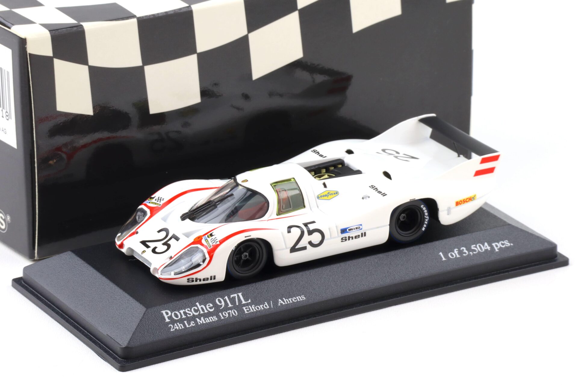 1:43 Minichamps Porsche 917L 24h Le Mans 1970 Elford/ Ahrens #25