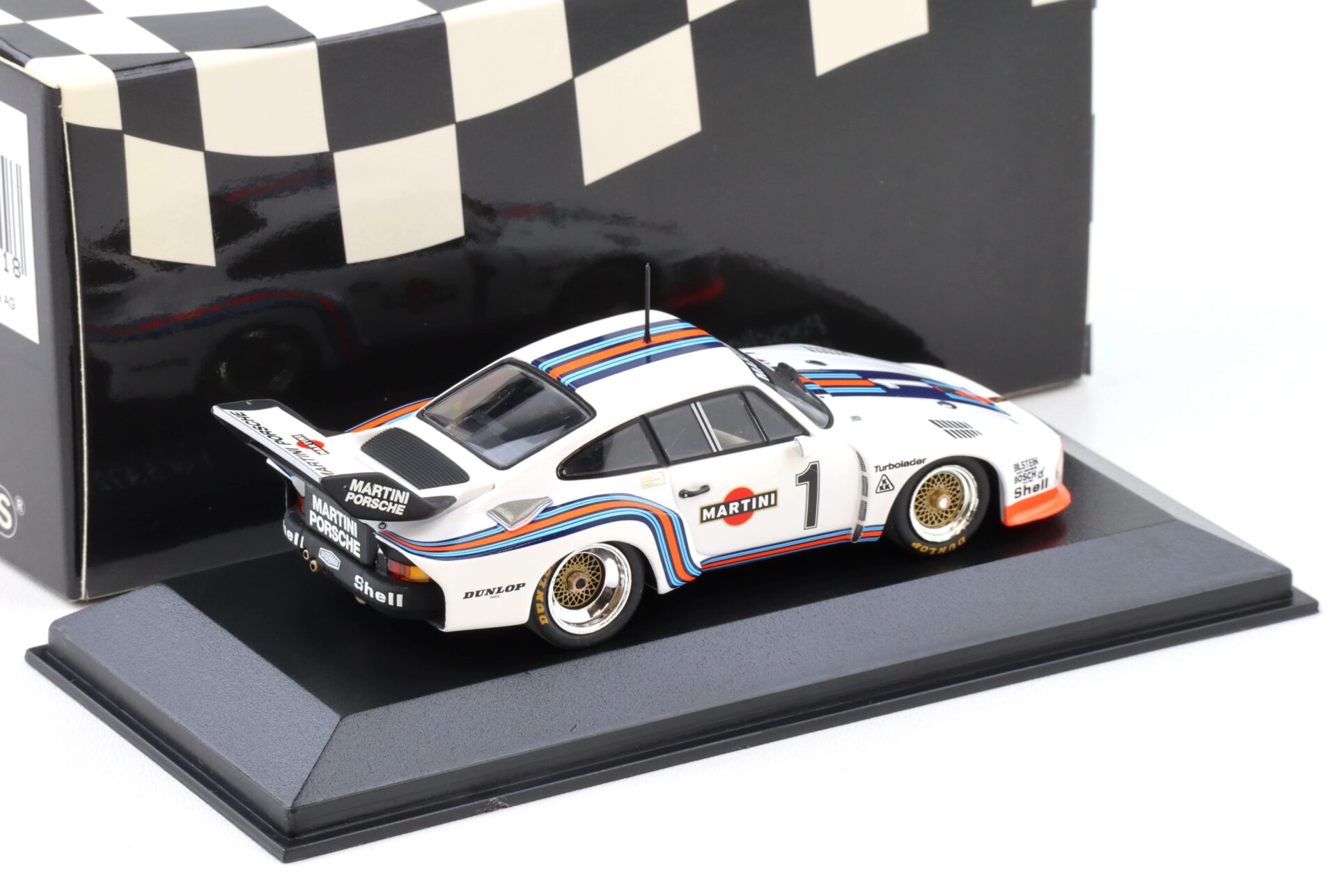 1:43 Minichamps Porsche 935/76 ADAC 1000km 1976 Stommelen/ Schuit #1 Martini