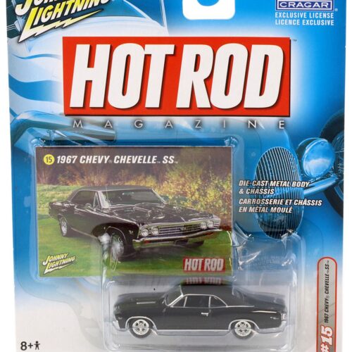1:64 johnny Lightning 1967 Chevy Chevelle "SS" black Hot Rod
