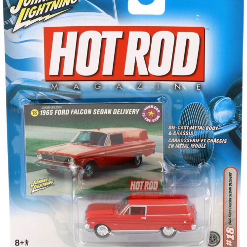 1:64 Johnny Lightning 1965 Falcon Sedan Delivery red Hot Rod