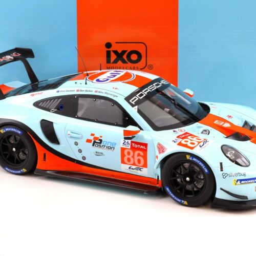 1:12 IXO Porsche 911 (991) RSR #86 Le Mans 24h 2018 Gulf Racing