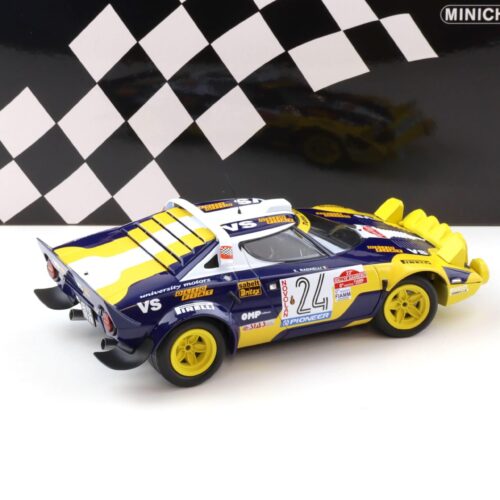 1:18 Minichamps Lancia Stratos HF Rally Sanremo 1980 Grifone Sias #24 Tabaton/ Radaelli