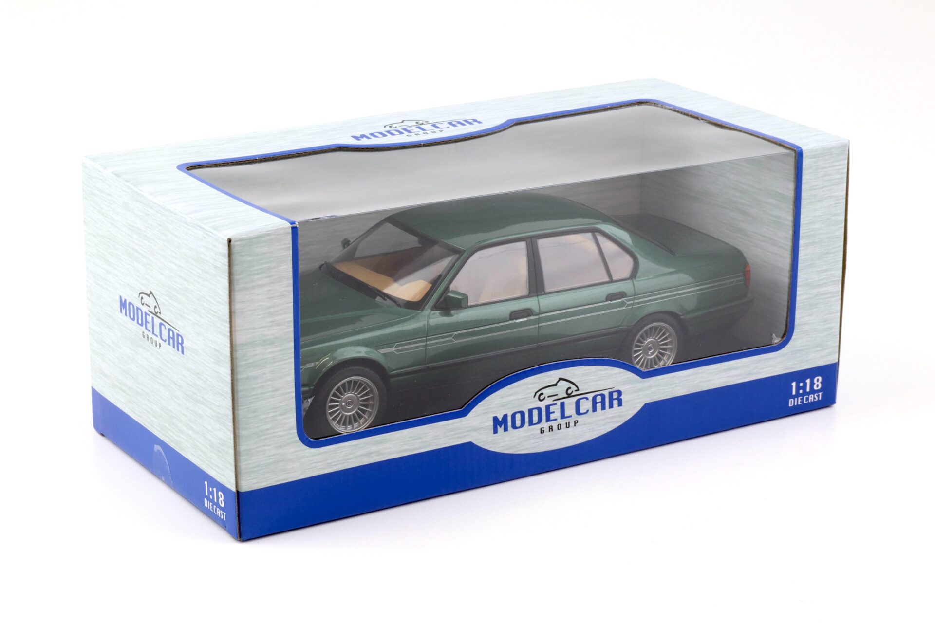 1:18 MCG BMW E32 Alpina B11 3.5 Limousine metallic green 1992