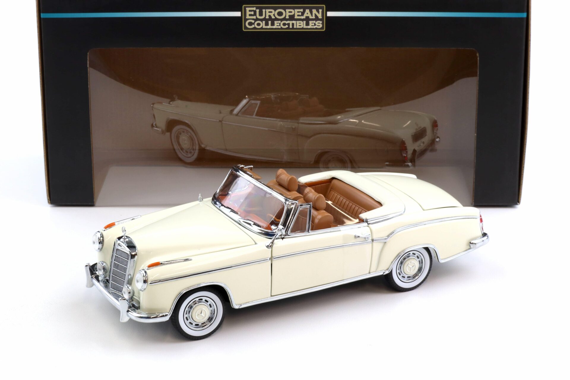 1:18 Sun Star Mercedes 220 SE Cabriolet white 1958