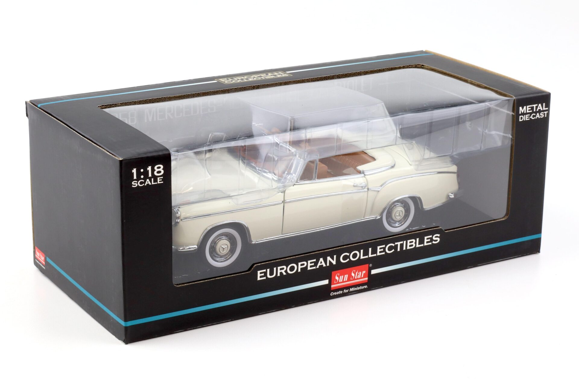 1:18 Sun Star Mercedes 220 SE Cabriolet white 1958