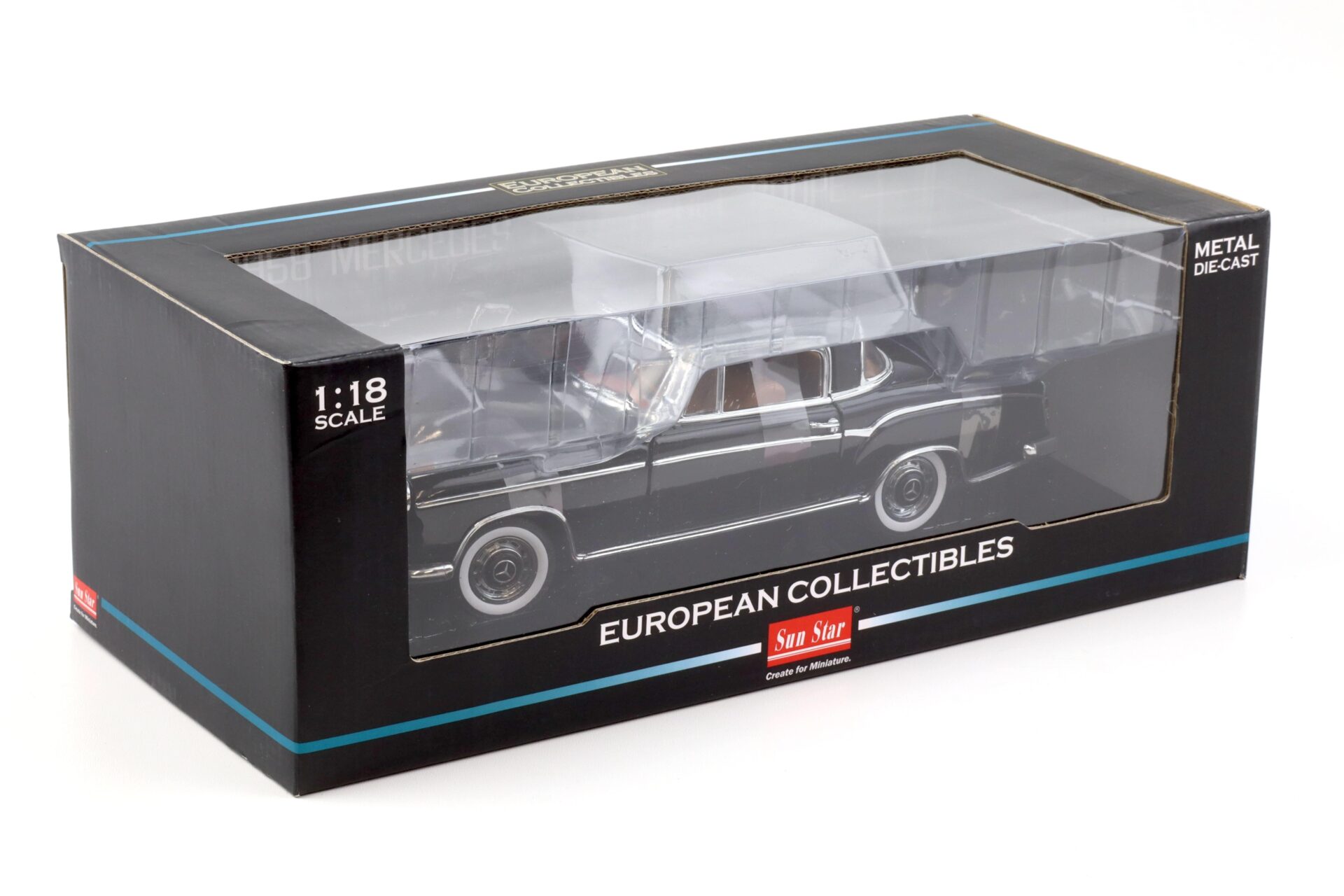 1:18 Sun Star Mercedes 220 SE Coupe black 1958