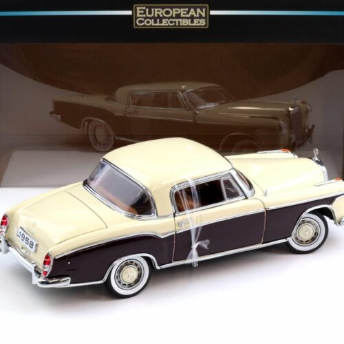 1:18 Sun Star Mercedes 220 SE Coupe light ivory/ dark red 1958