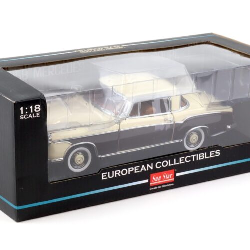 1:18 Sun Star Mercedes 220 SE Coupe light ivory/ dark red 1958