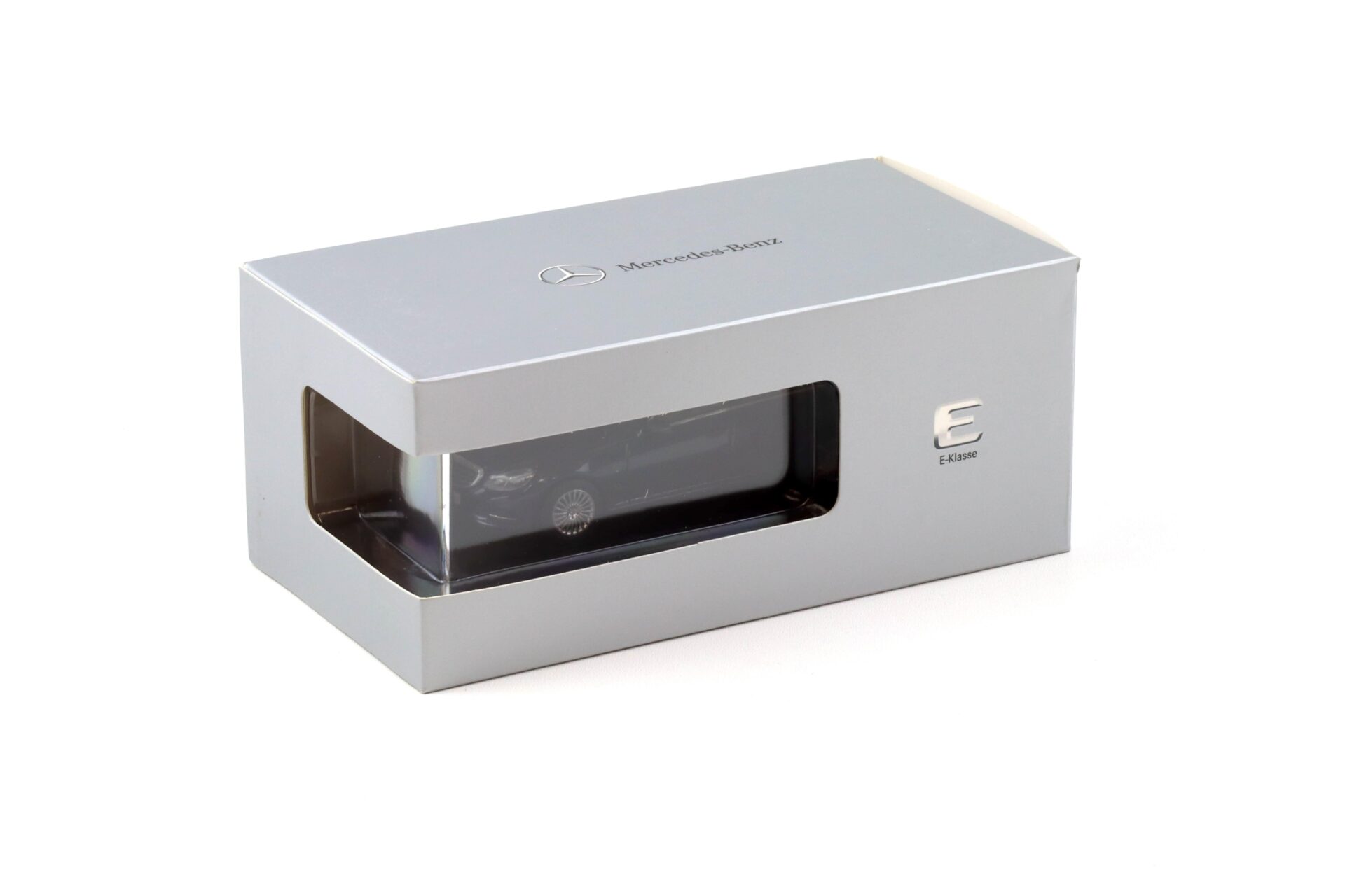 1:43 Kyosho Mercedes E-Klasse Limousine W212 canvasit blue 2013 DEALER VERSION