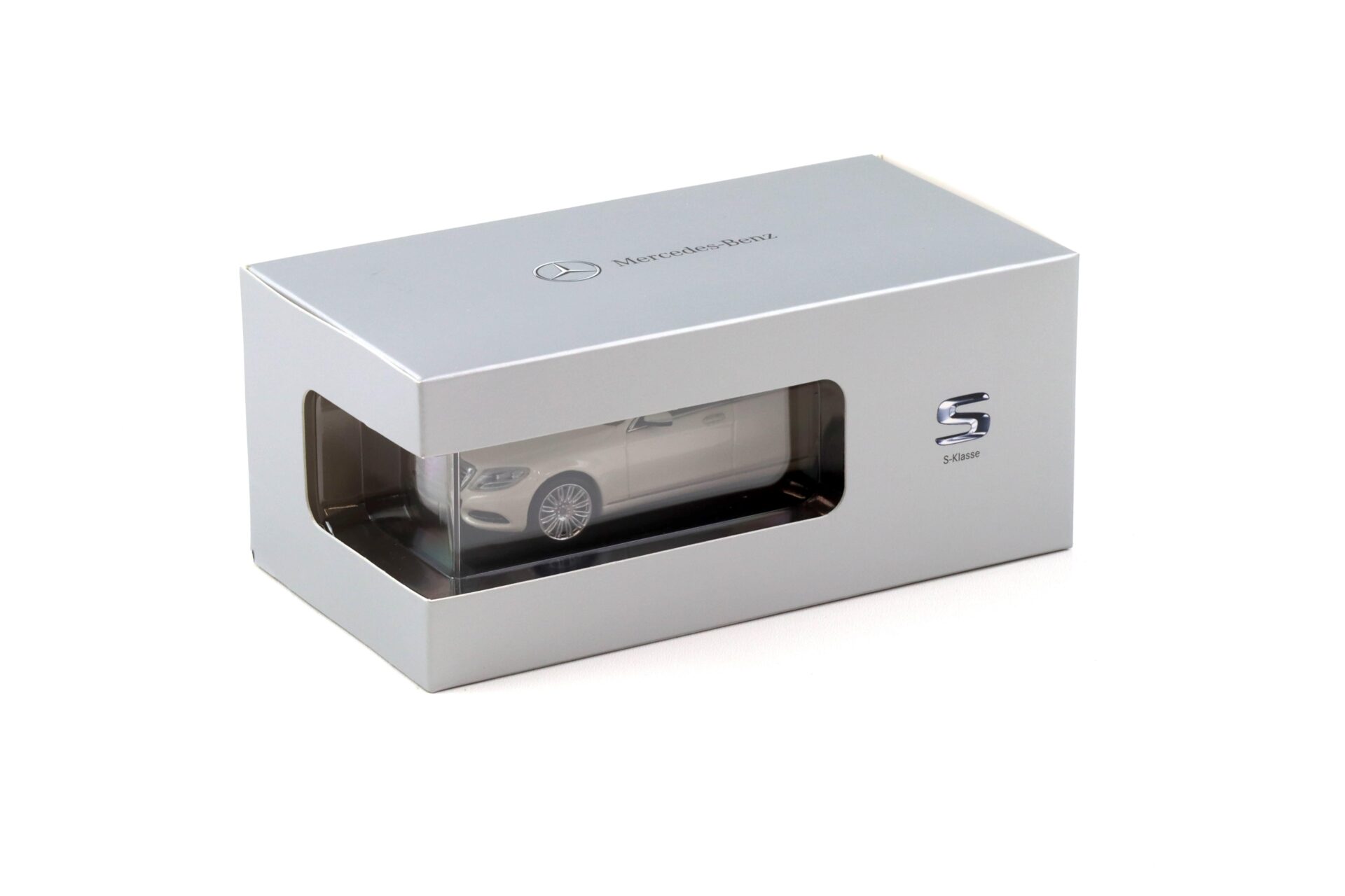 1:43 Schuco Mercedes S-Klasse W222 Limousine 2013 Diamond white DEALER VERSION