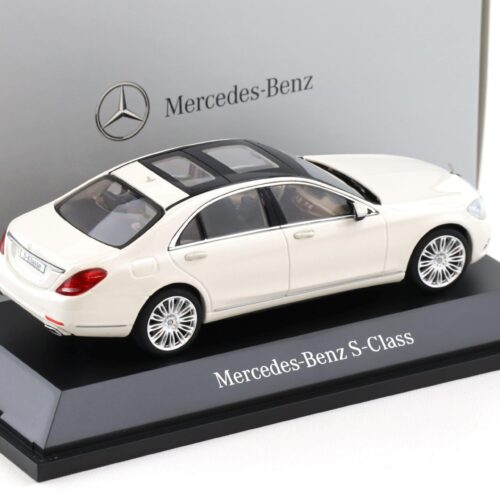 1:43 Schuco Mercedes S-Klasse W222 Limousine 2013 Diamond white DEALER VERSION