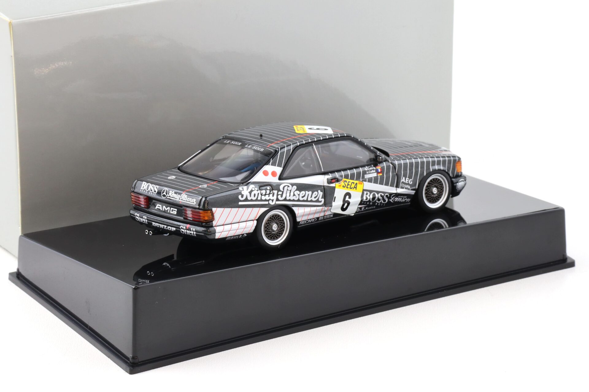 1:43 AUTOart Mercedes 500 SEC AMG SPA Coupe 1989 #6 black Classic Collection