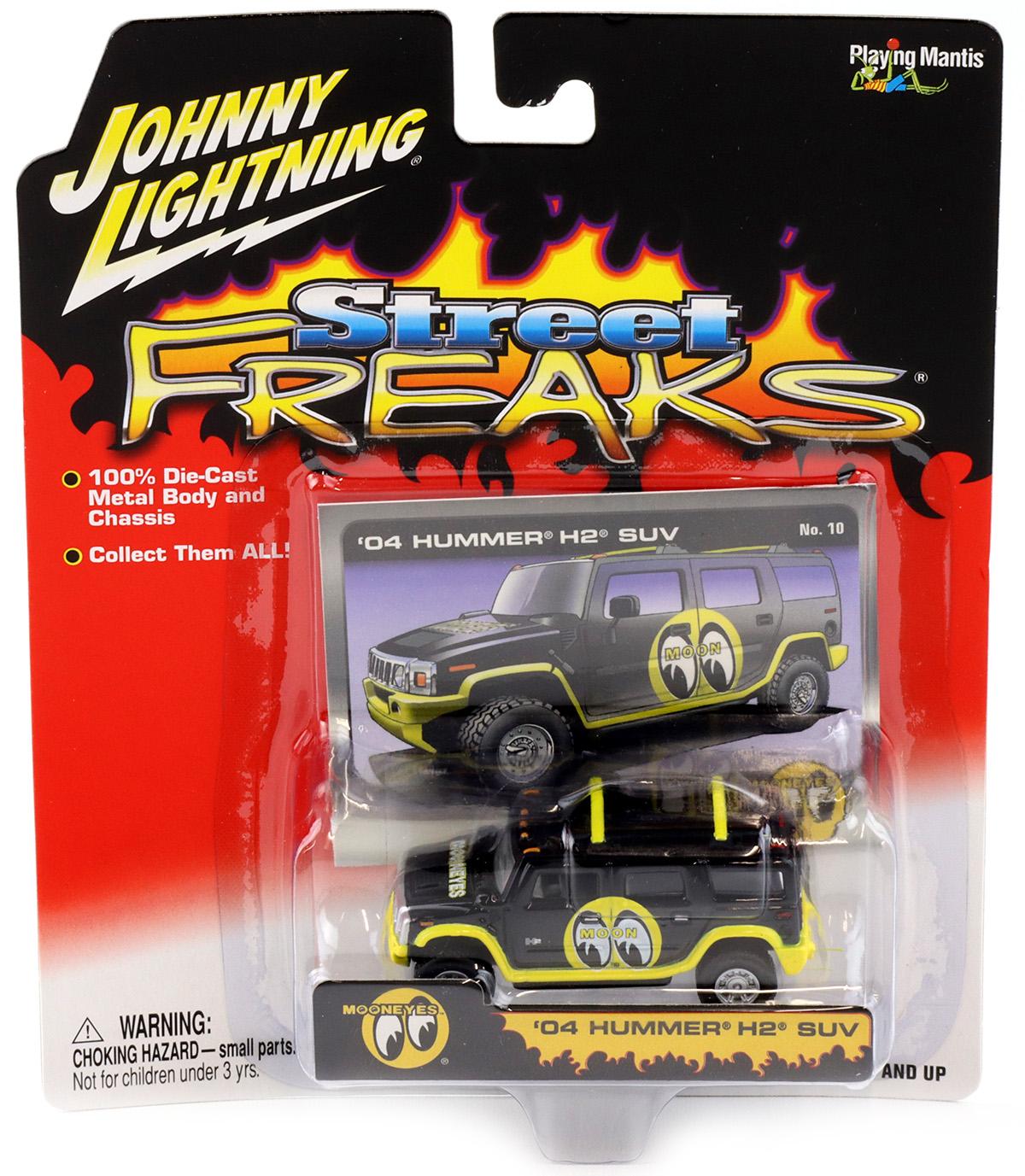 1:64 Johnny Lightning '04 Hummer H2 SUV black/ yellow Street Freaks