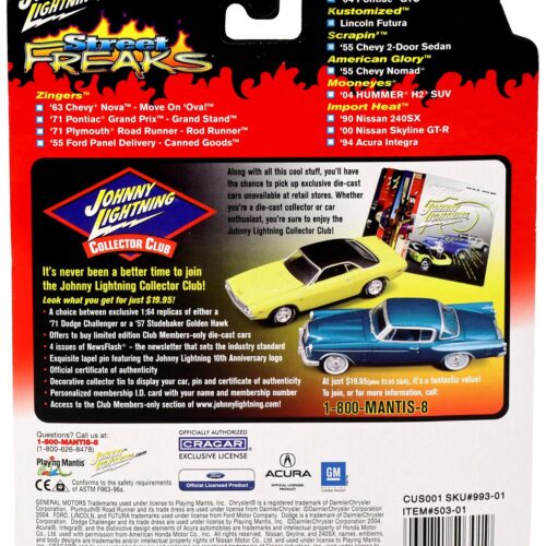 1:64 Johnny Lightning '55 Chevy Nomad blue/ white Street Freaks