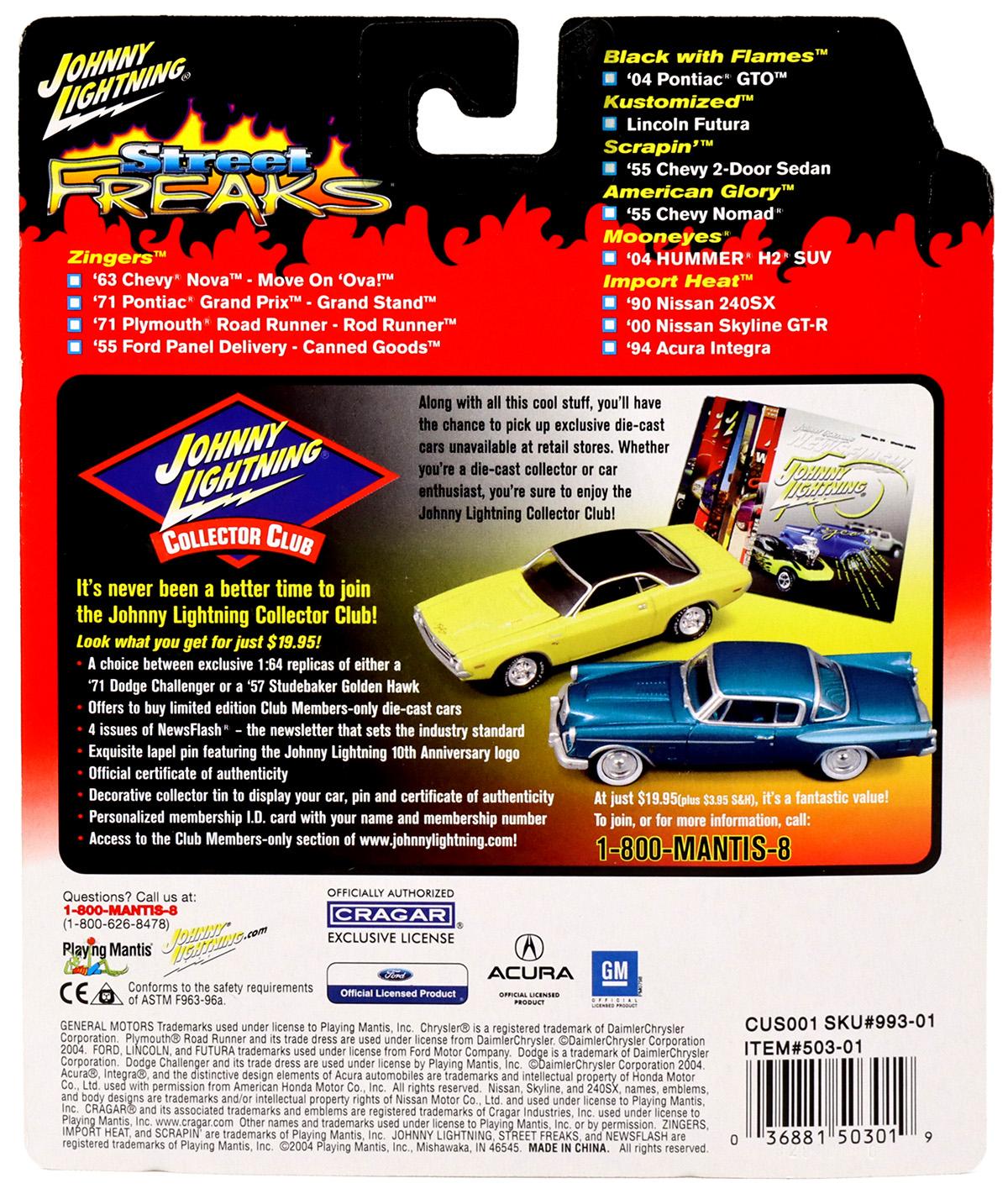 1:64 Johnny Lightning '90 Nissan 240SX red/ black Street Freaks