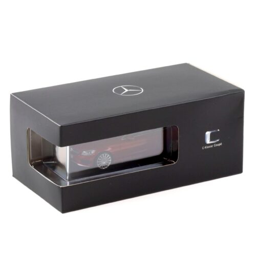 1:43 Kyosho Mercedes C-Klasse Coupe C205 designo hyacinth red DEALER VERSION